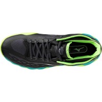 Mizuno Wave Enforce Tour Clay Black White Lime Sneakers