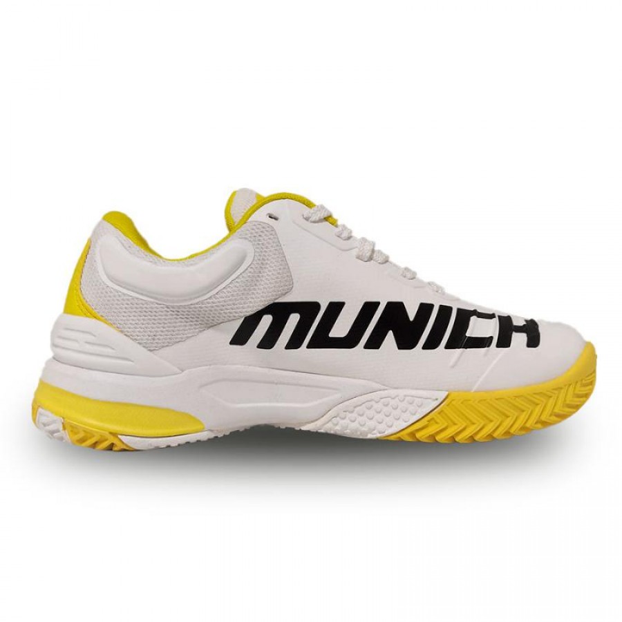 Munich Hydra 124 White Yellow Sneakers