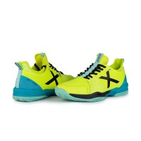 Munique Oxigenio 45 Amarelo Fluor Sapatos Azuis