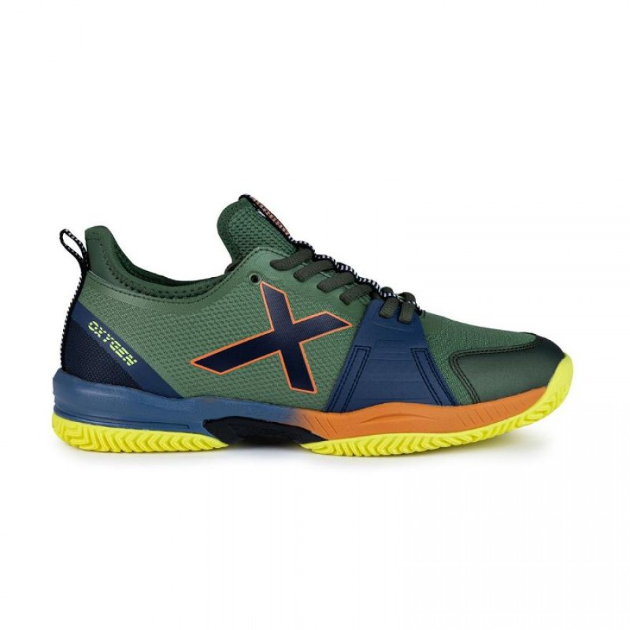 Scarpe Munich Oxygen 46 Verde Blu Giallo