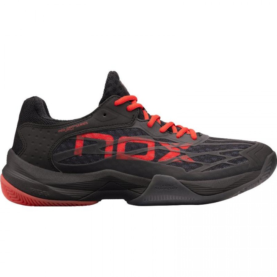 Tenis Nox At10 Lux Preto Vermelho