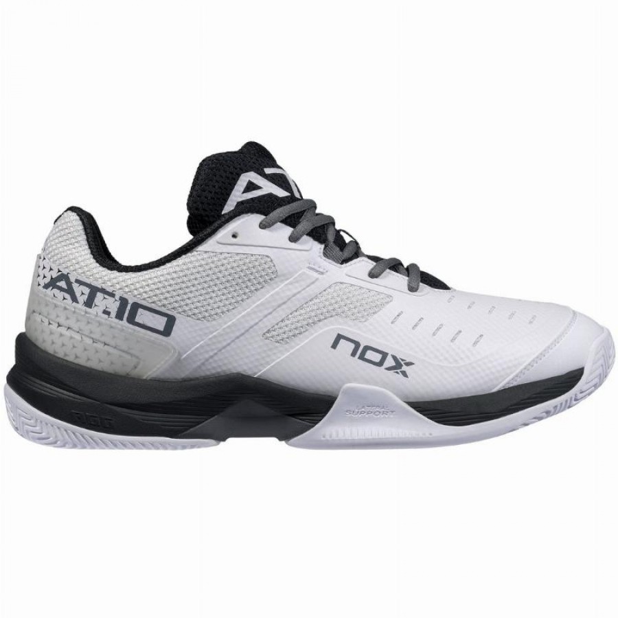 Tenis Nox AT10 Pro Branco Preto