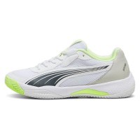 Puma Nova Court Blanc Bleu Vert Baskets