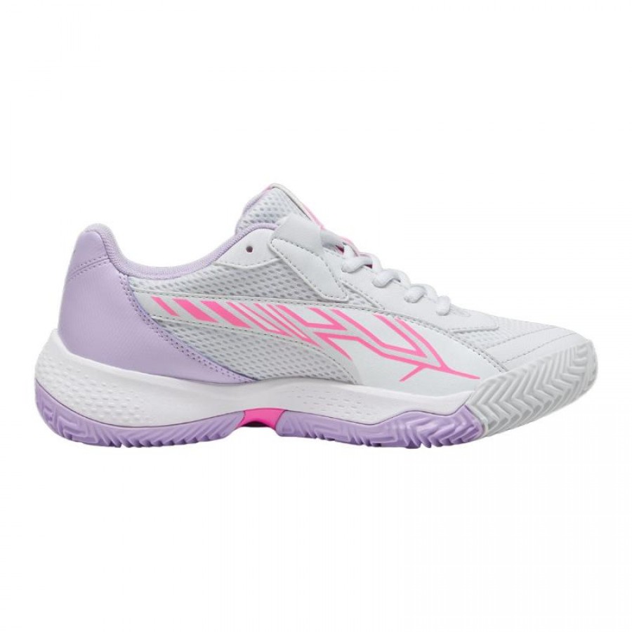 Puma Nova Court Silver Bianco Viola Sneakers Donna