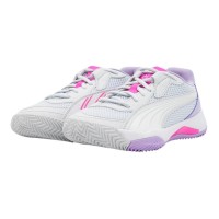 Puma Nova Court Silver Bianco Viola Sneakers Donna