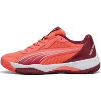 Tenis Puma Nova Court Red Bordeaux White