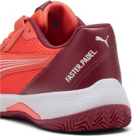 Tenis Puma Nova Court Red Bordeaux White