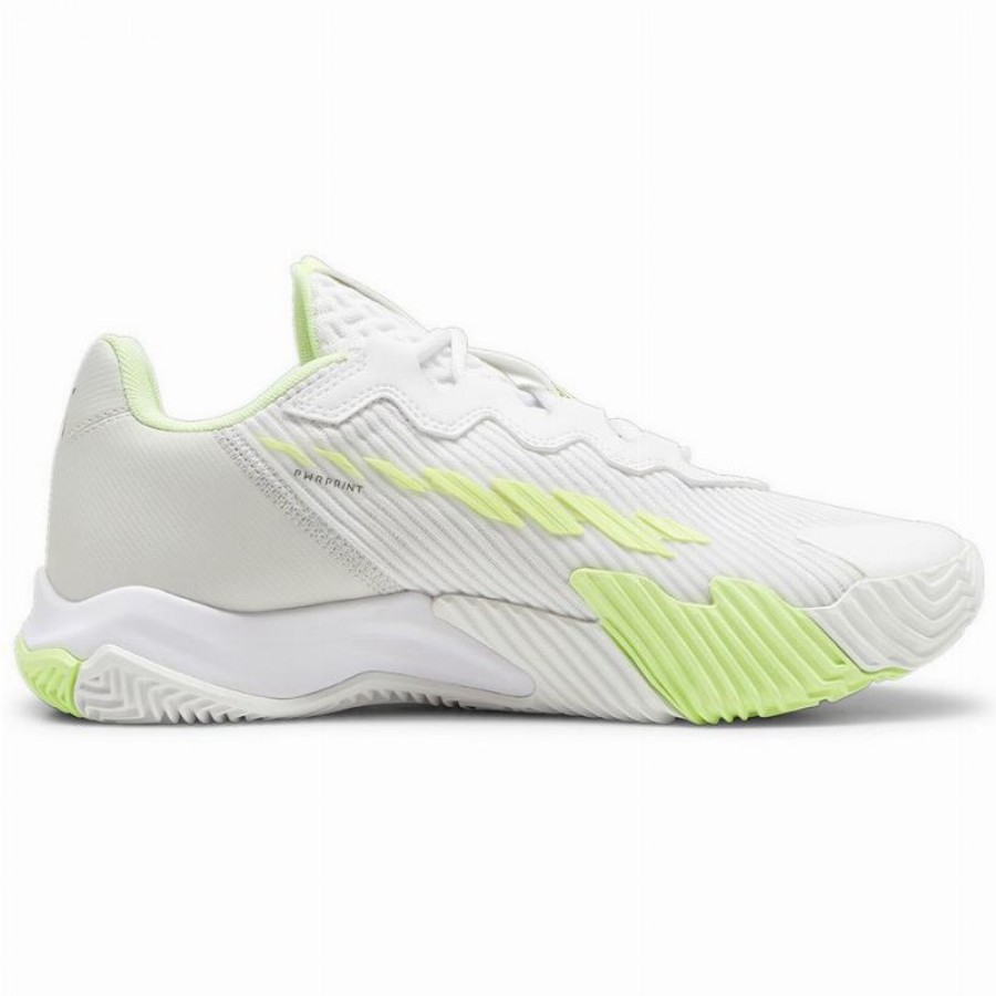 Puma Nova Elite Blanc Bleu Vert Baskets