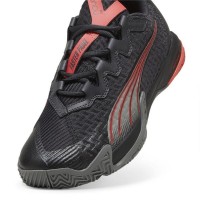 Puma Nova Elite Grigio Scuro Nero Rosso Scarpe da Ginnastica