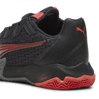 Puma Nova Elite Grigio Scuro Nero Rosso Sneakers