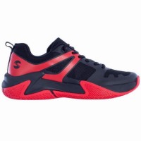 Tenis Softee Rotatory Preto Vermelho