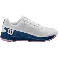 Wilson Rush Pro 4.5 Clay White Blue Women''s Sneakers